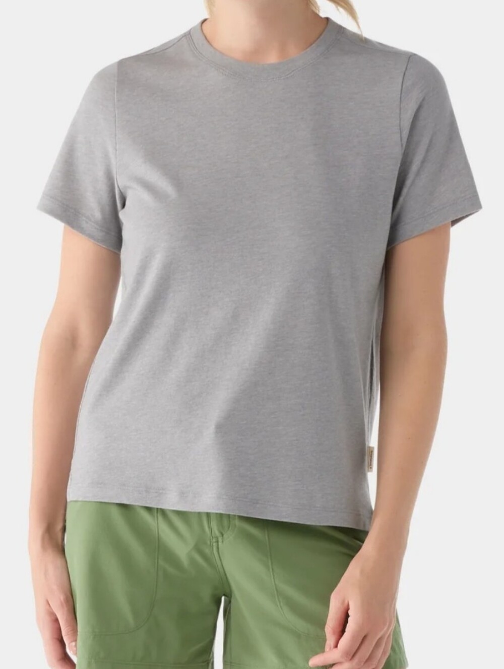 SmartWool Perfect Crew Tshirt Women's Medium Gray